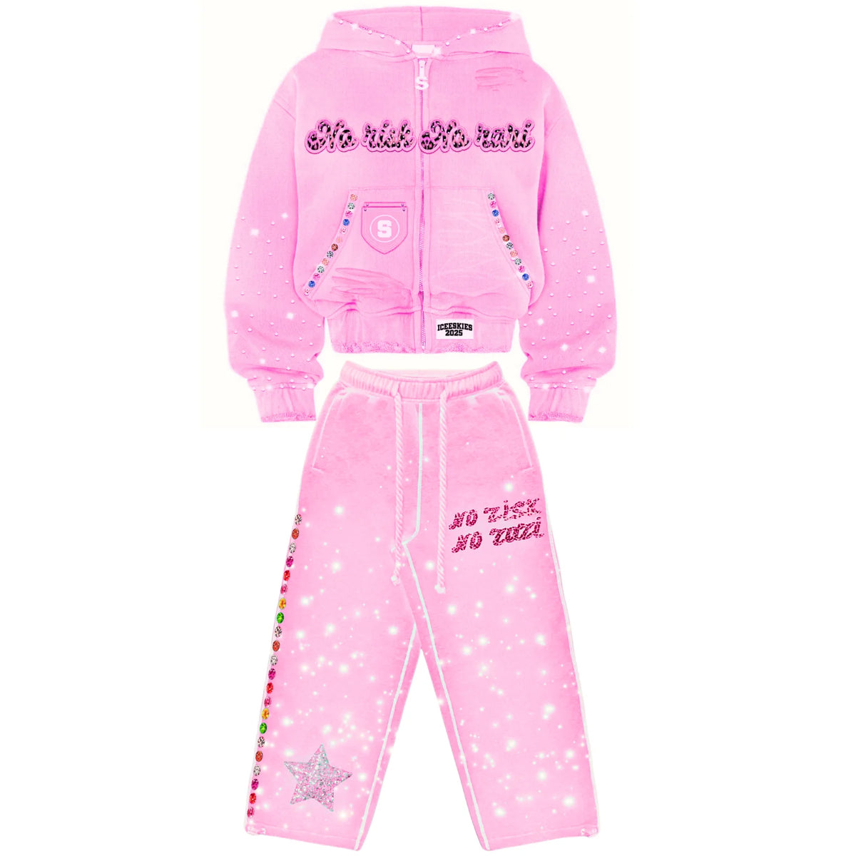 Diamond Patchwork Hoodie