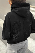 Sequin Angel Wings Hoodie