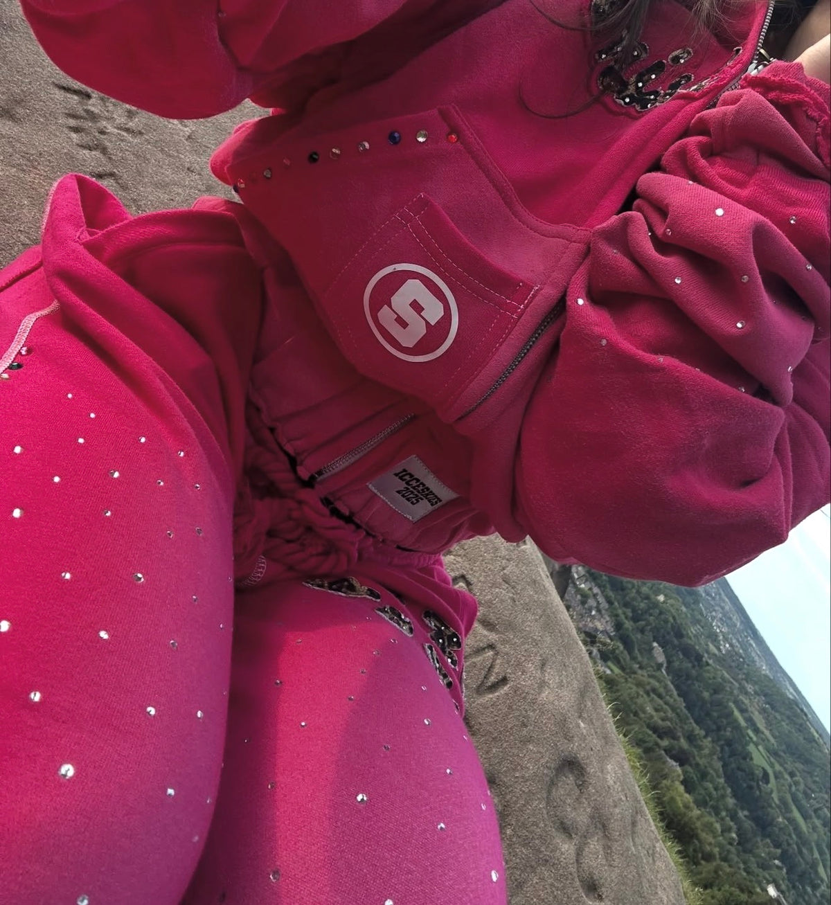 Diamond Patchwork Hoodie
