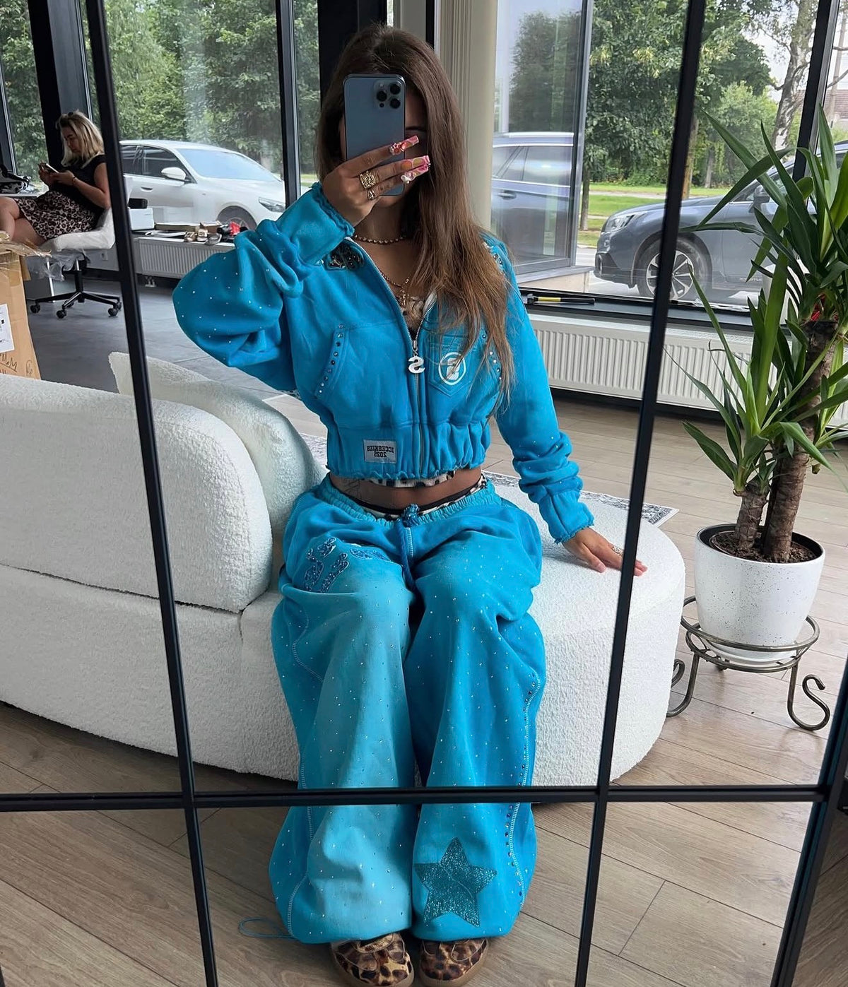 Diamond Patchwork Hoodie